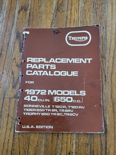 1972 triumph factory original - triumph,