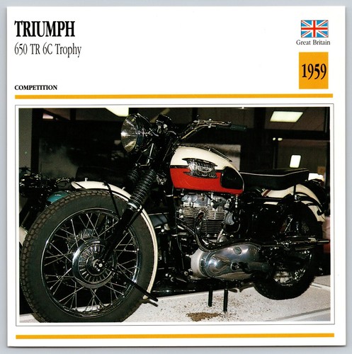 Triumph 650 trophy 1959 - tr,
