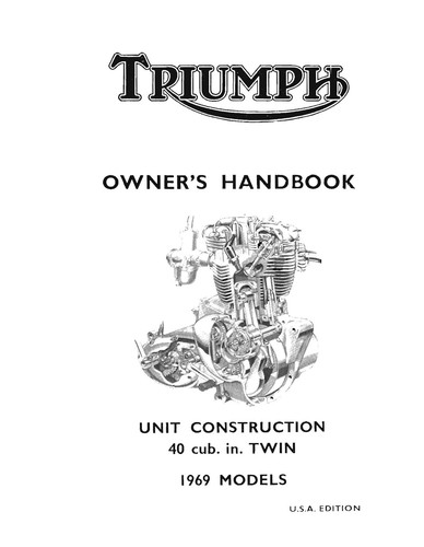 Triumph owners manual - owners,