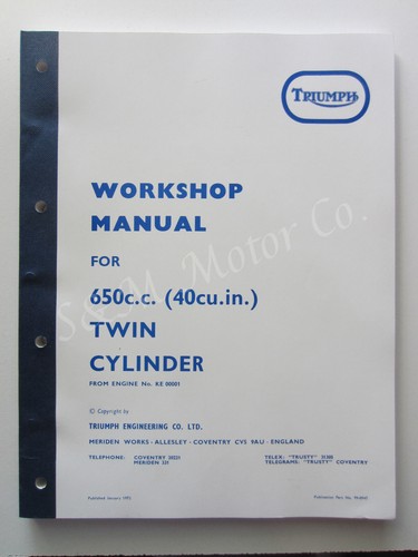 Triumph unit tr6 tr6c - triumph,