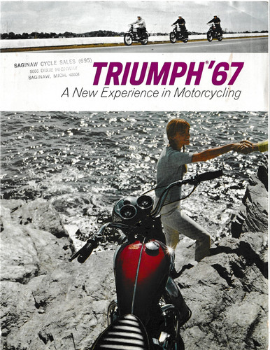 Triumph 1967 motorcycle - '67,