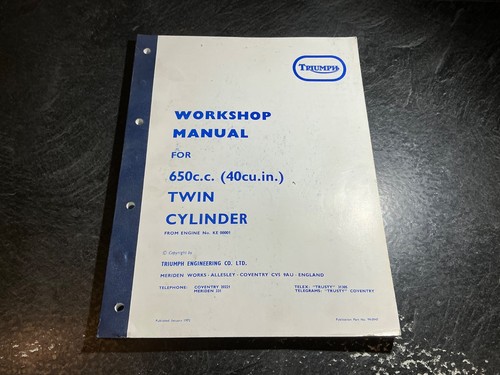 Triumph 650cc twin cylinder - triumph,