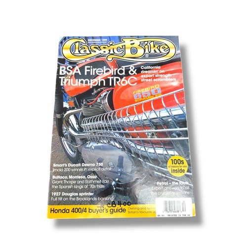 Classic bike magazine dec - dec, 1999