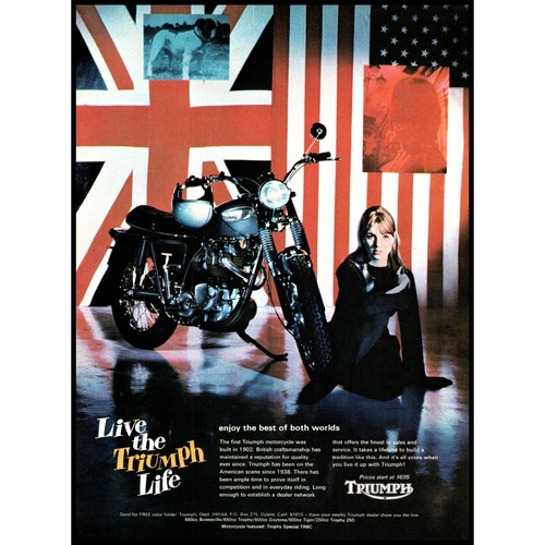 1968 triumph trophy special - triumph,