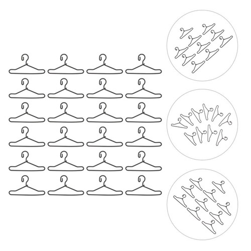 50pcs metal doll clothes - metal,