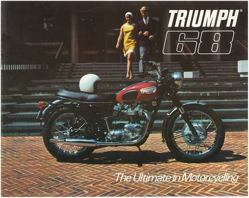 Triumph brochure t120 t120r - triumph,