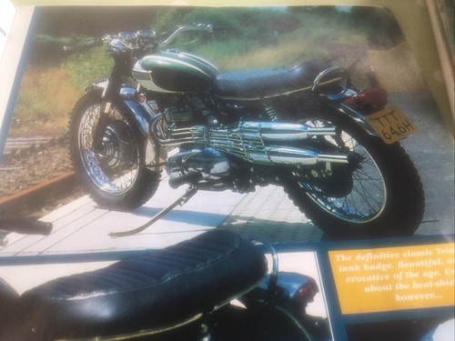 Triumph tr6c motorcycle - triumph,
